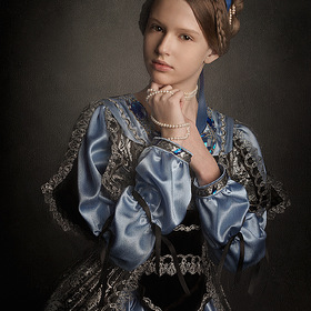 Portrait of the young girl...
